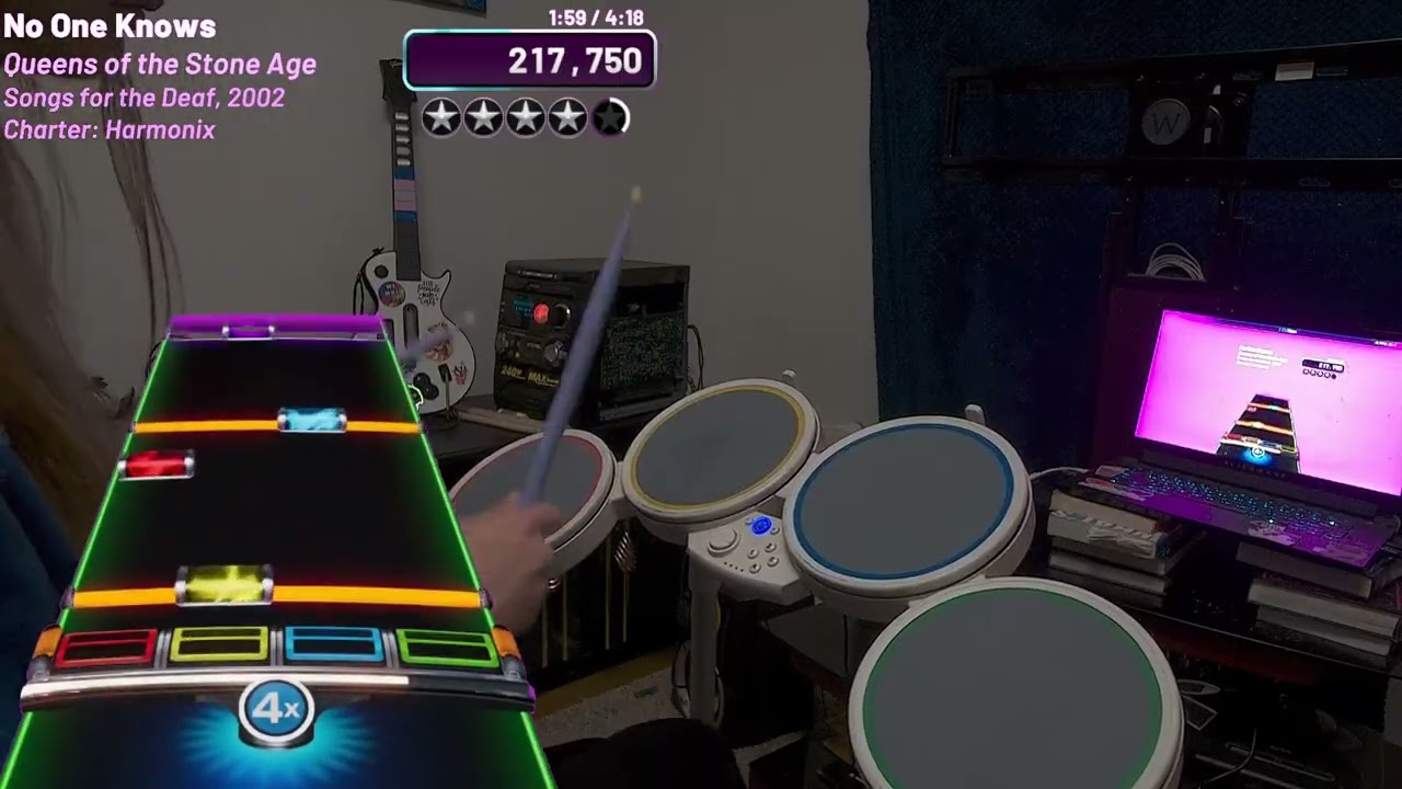 YARG Expert Drums No One Knows by Queens of The Stone Age