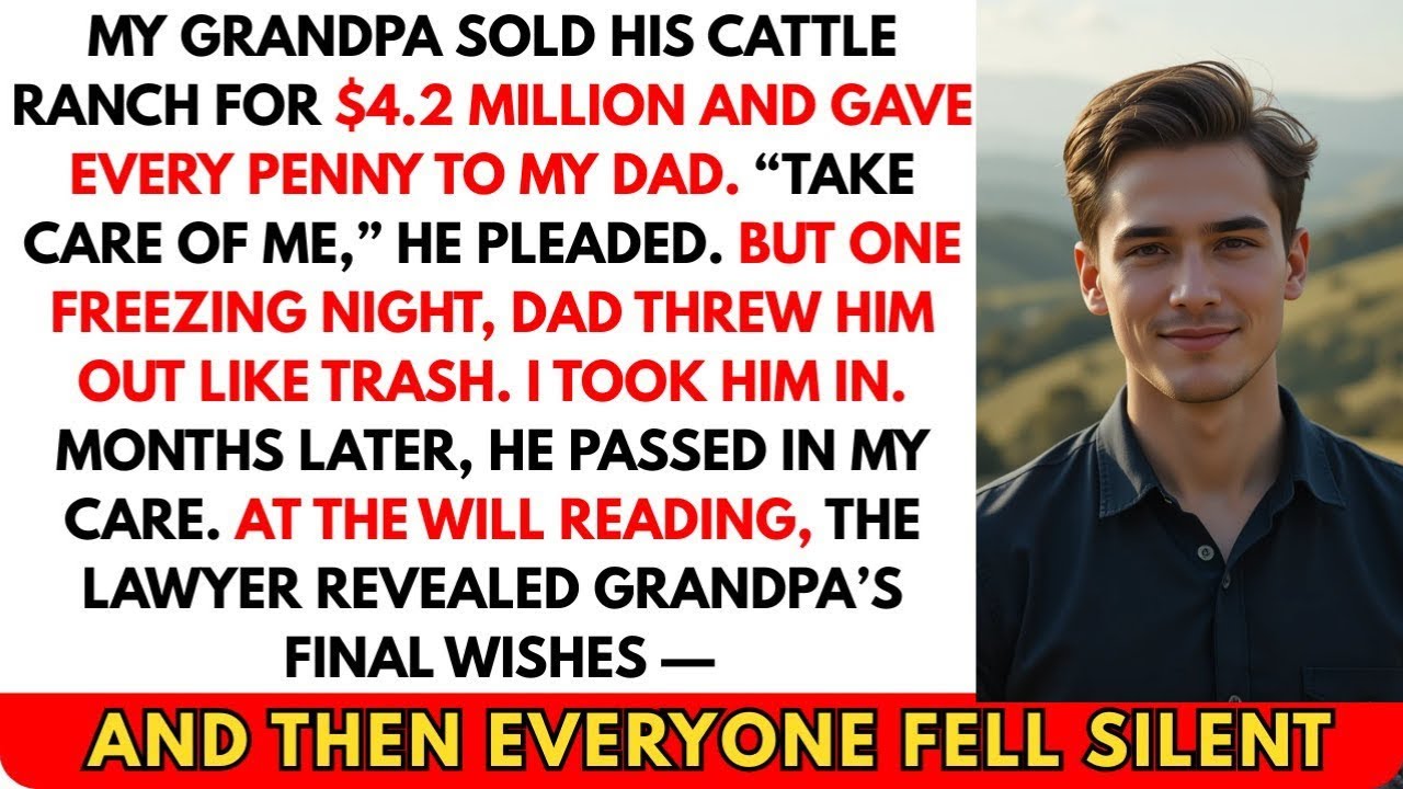 My Father Took $4.2M From Grandpa — But Grandpa’s Final Wishes Left the Entire Room Silent