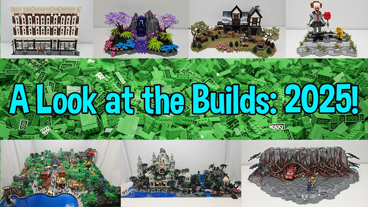 My LEGO® Builds of 2025! | Year in Review | Medieval, Jurassic Park, LOTR and More! | #lego