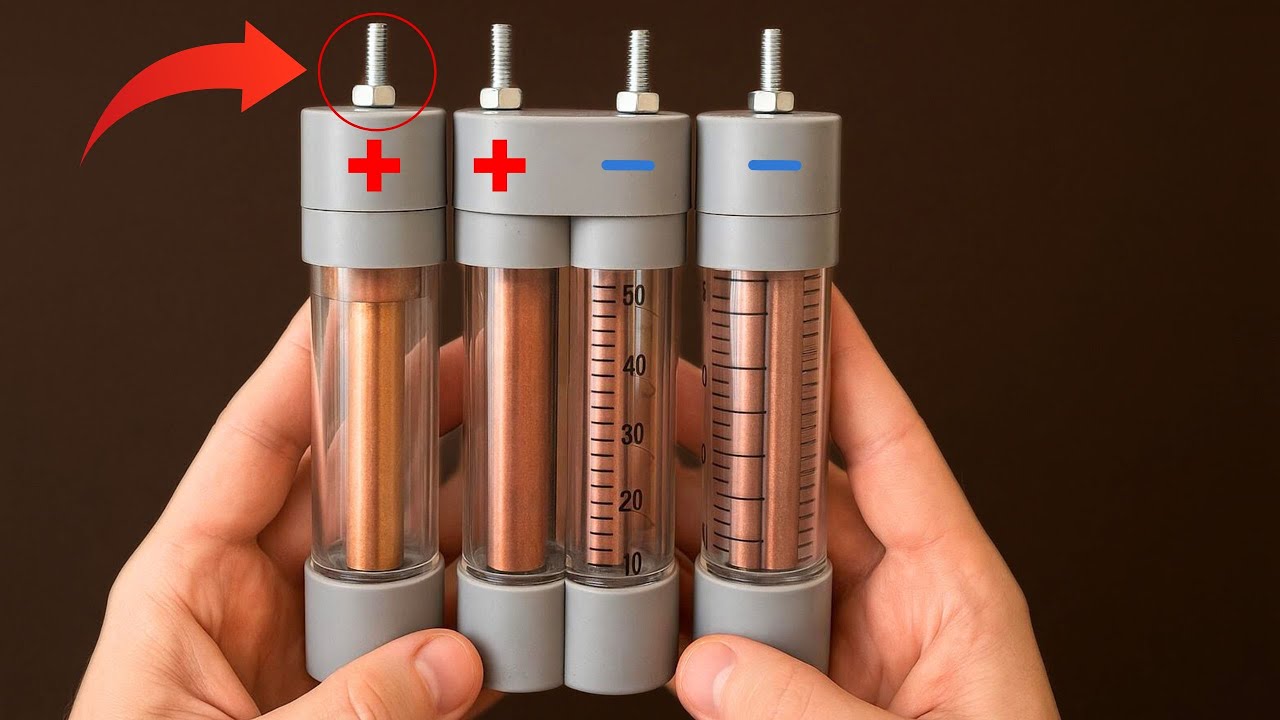 Shocking: Make a 12V Battery from PVC & Salt – Billions Don’t Know This!