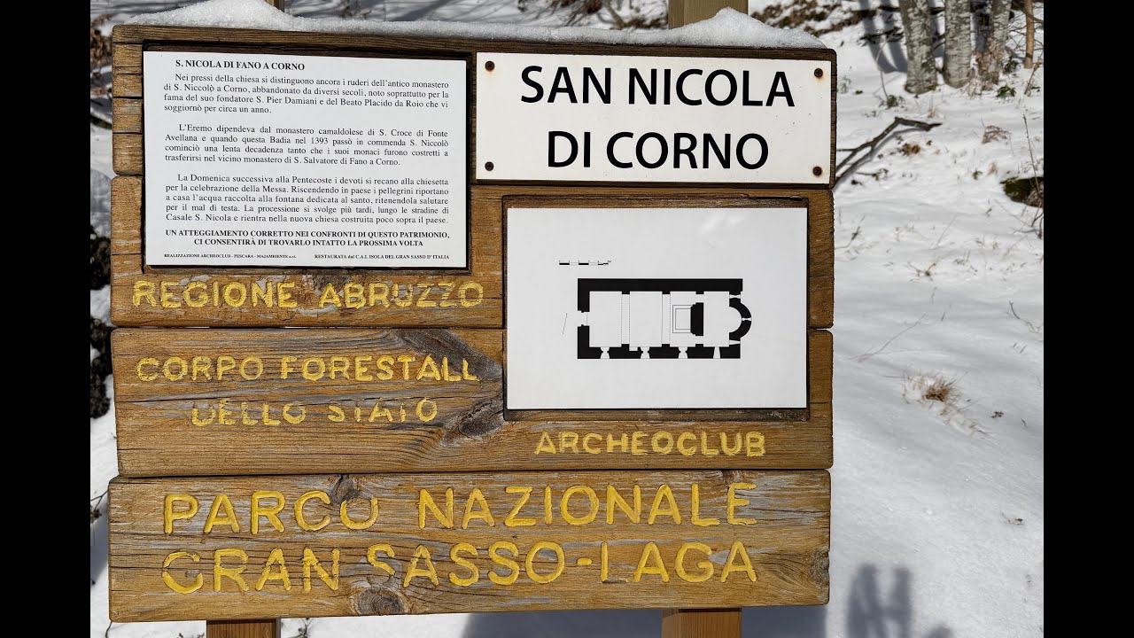 12 Gennaio 2026 Eremo di San Nicola di Corno da Casale San Nicola (Isola del Gransasso) 4K