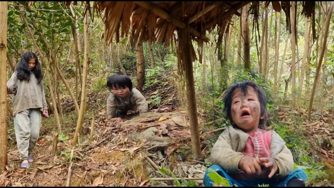 The mother fainted and left her child in the woods. How pitiful for the child.