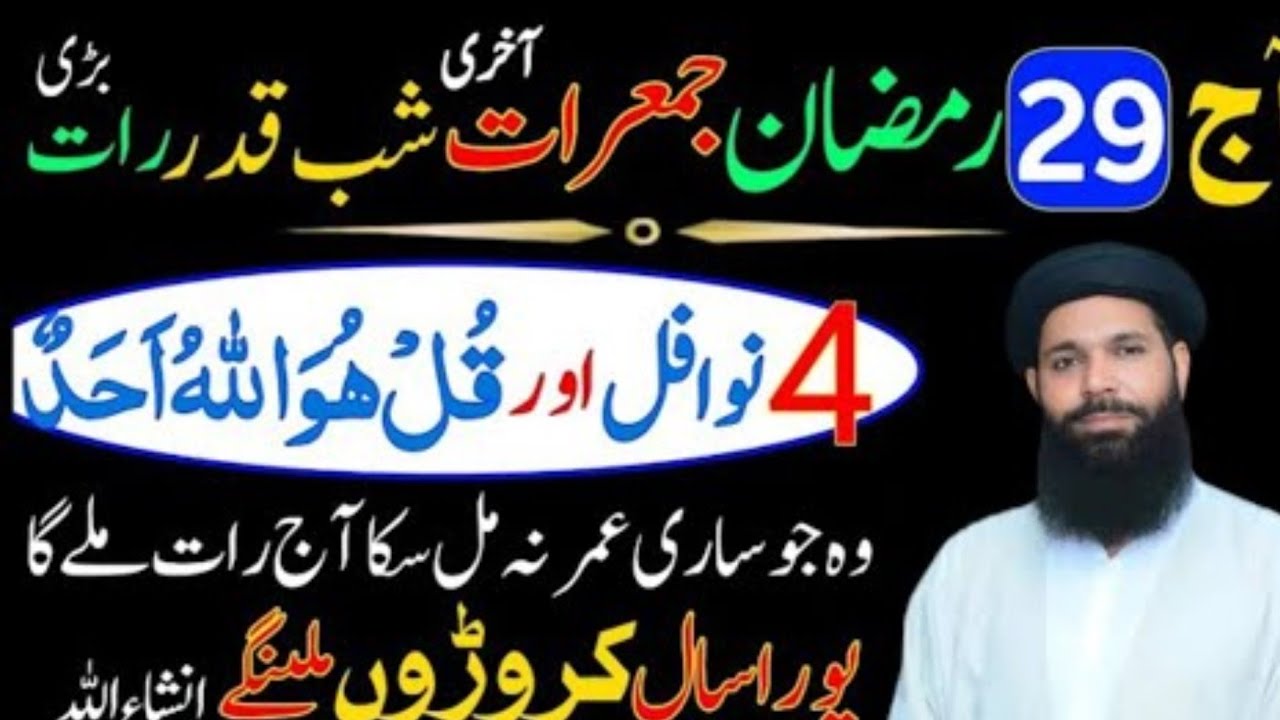 29 Ramzan Shab e Qadr 4 Nafil Namaz Ka Tarika | Surah Ikhlas Wazifa | Shab-e-Qadr Ki Fazilat /2026