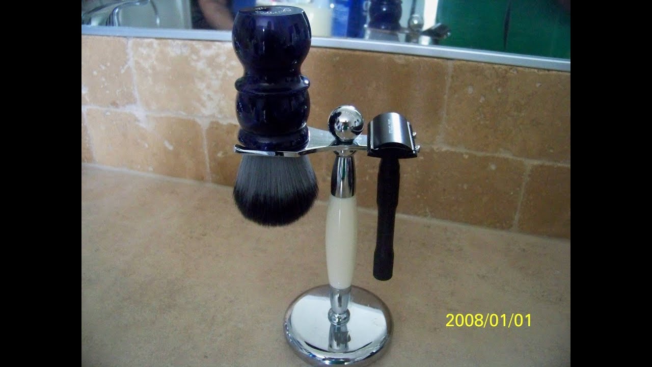 Yaqi DLC Closed Comb Face Shave, Yaqi Timberwolf 24 MM Synthetic Brush Review