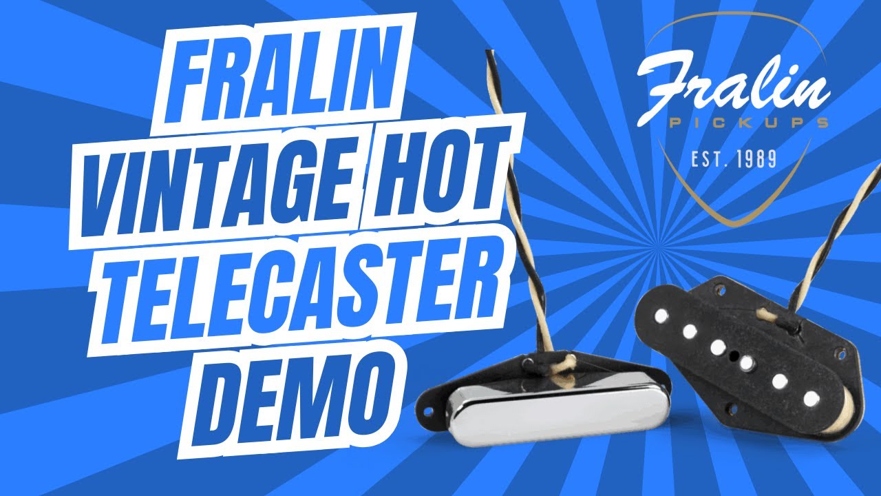 Демонстрация звукоснимателя Lindy Fralin Vintage Hot Telecaster