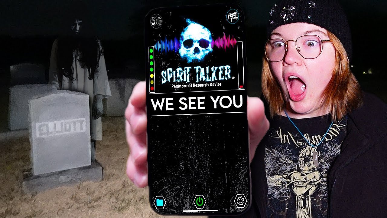 We Used an App for Ghost Hunting in a Haunted Cemetery