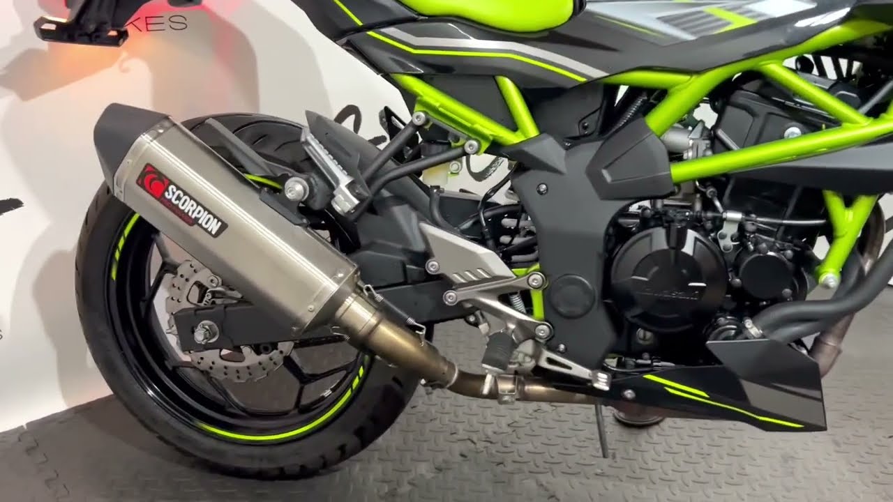 KAWASAKI Z125, SCORPION EXHAUST SOUND