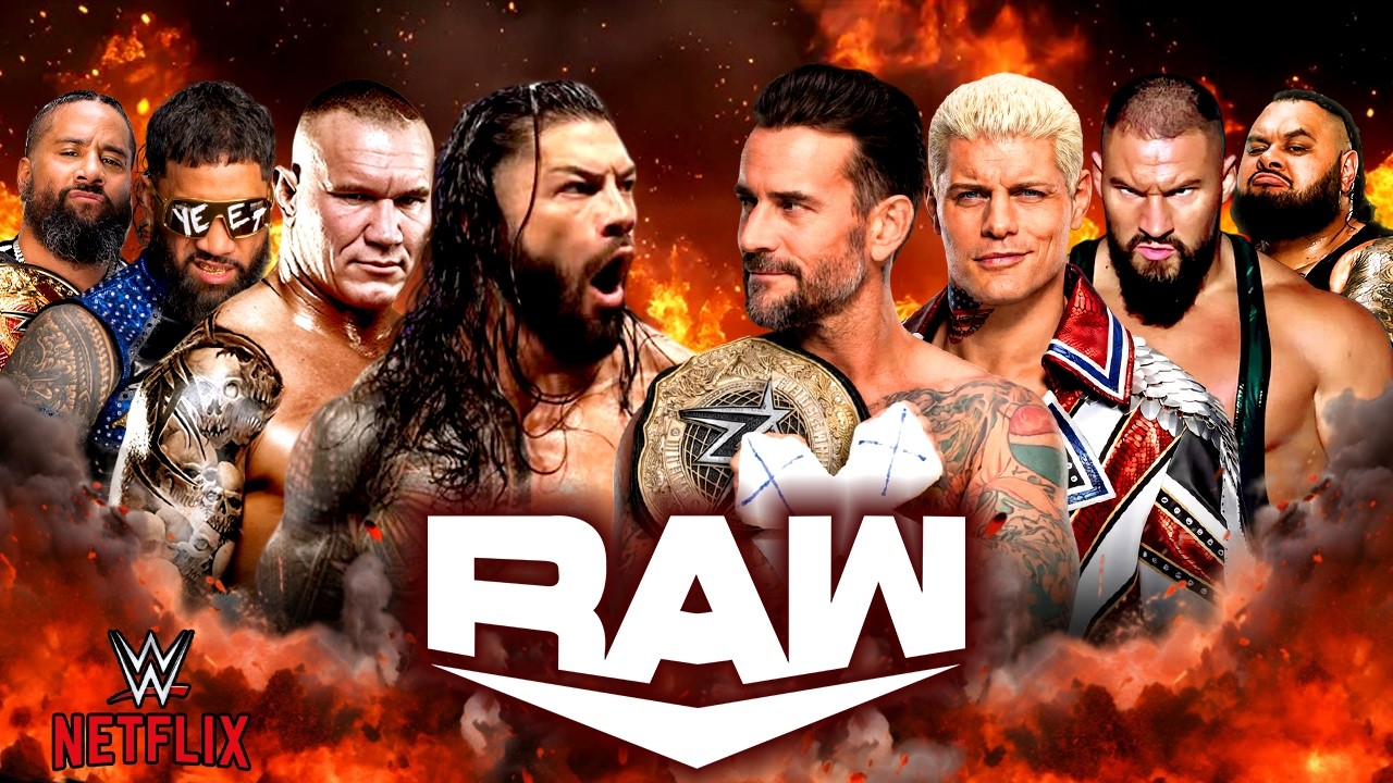 WWE Raw: Роман Рейнс, Рэнди Ортон и The Usos против Си Эм Панка, Коди Роудса и The Vision — 20 ма...