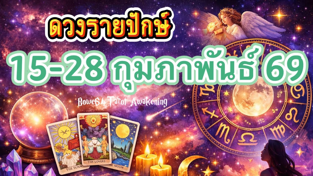 🔮ดวงรายปักษ์ประจำวันที่ 15-28 กุมภาพันธ์ 2569🍀 คุณจะโชคดีเรื่องใด Random