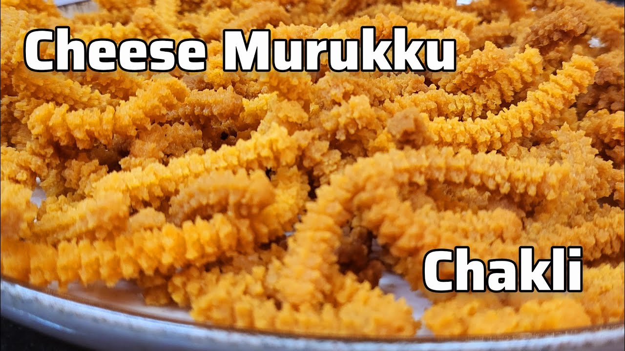 Crunchy Cheese Murukku sticks | Cheese Chakli