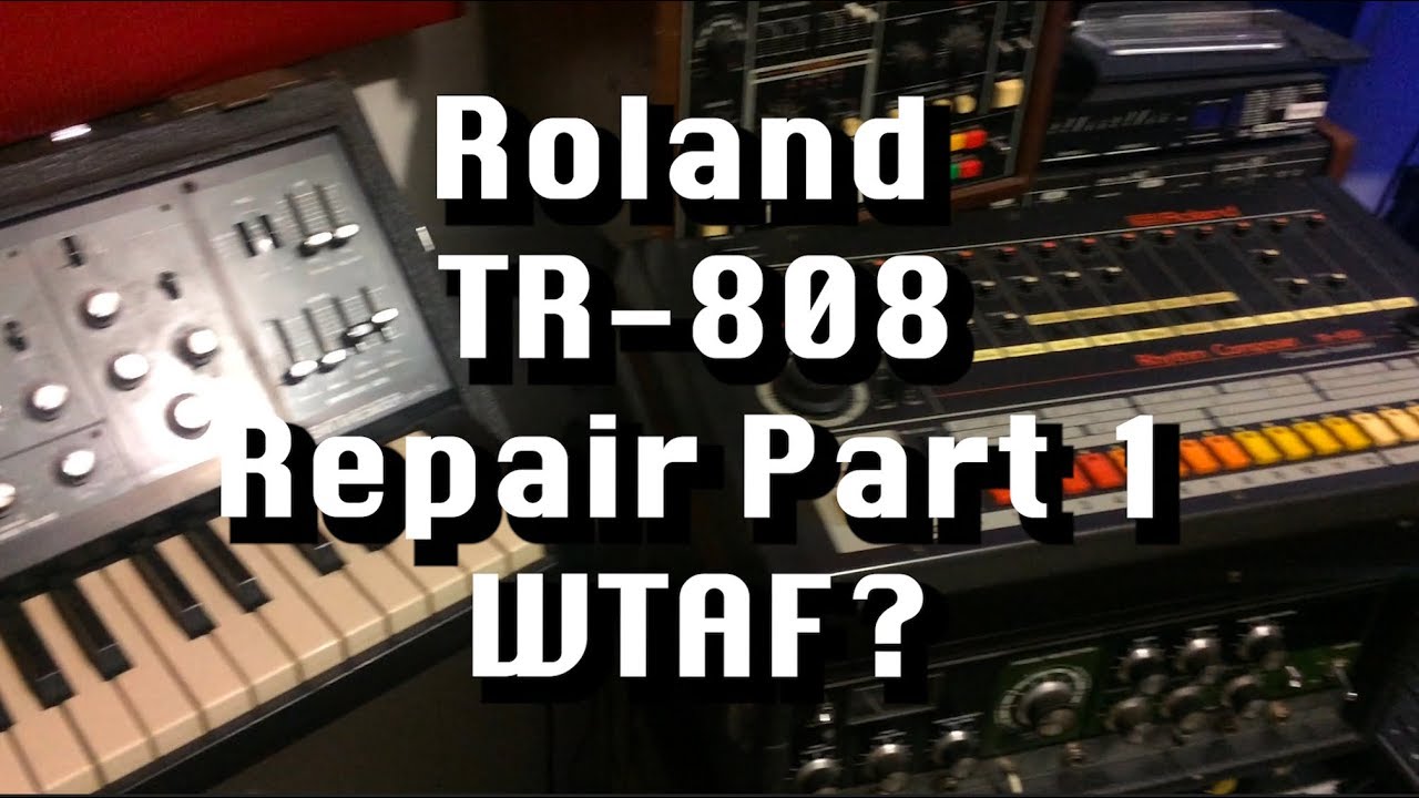 ROLAND TR-808 REPAIR & REFURBISHMENT P1 | Vintage Drum Machine Repairs