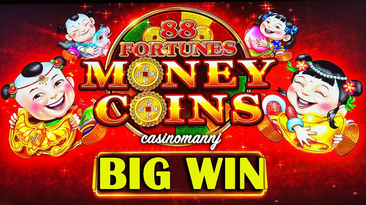 BIG WIN! 88 Fortunes MONEY COINS SLOT - See The Lucky Guy Win (+ FREE BONUS!)