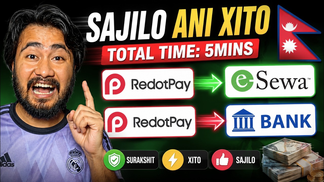 Redotpay to Esewa & Bank Account #redotpay