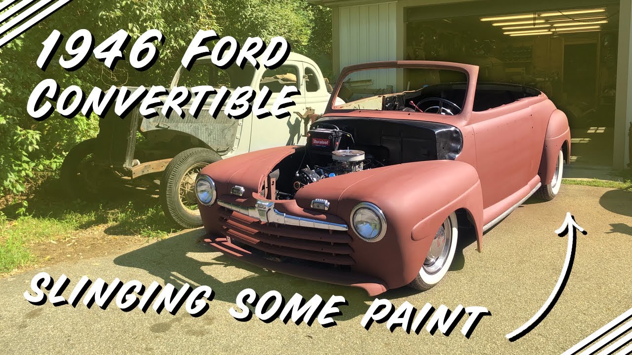 Painting the Inside of the 1946 Ford Convertible