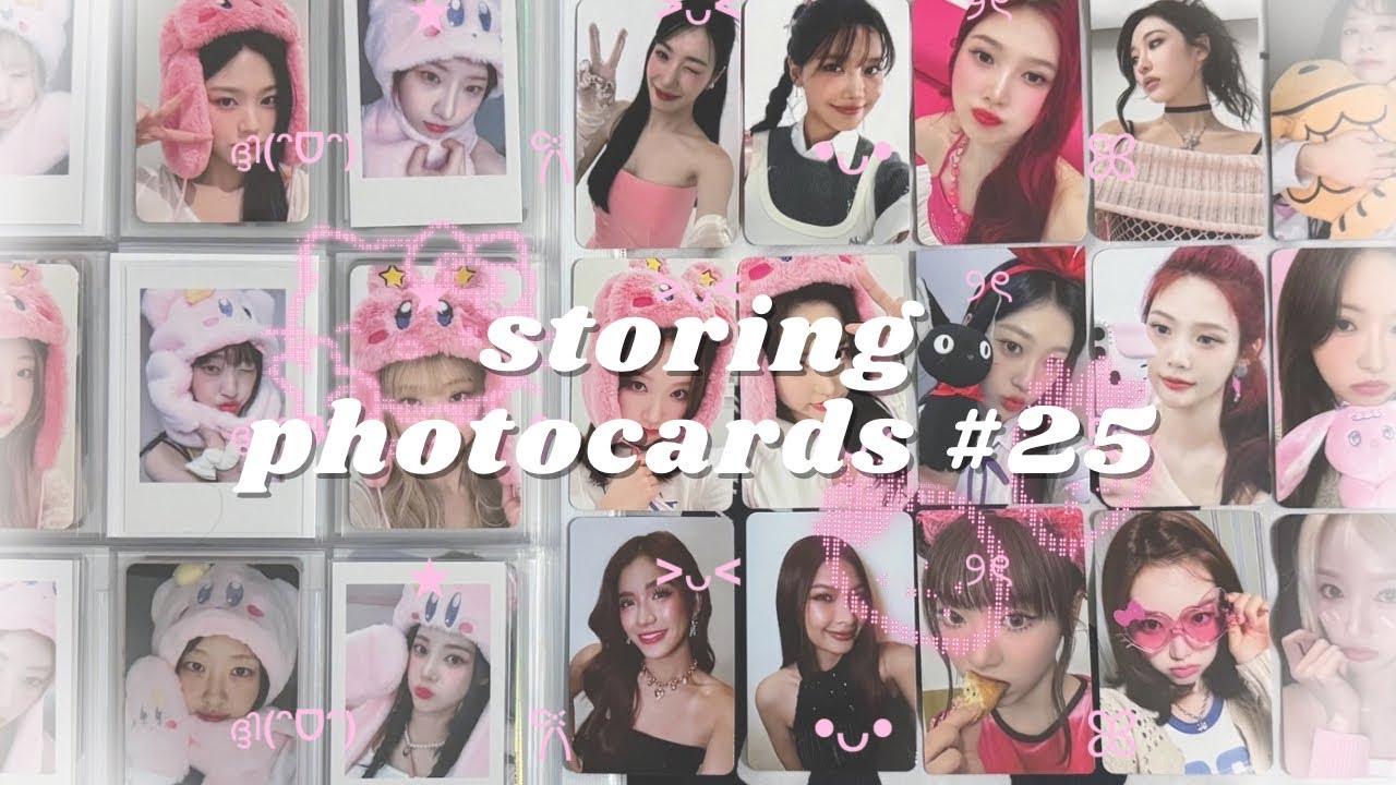 storing photocards #25 ♡ loona, bini, soshi, red velvet, aespa + more!