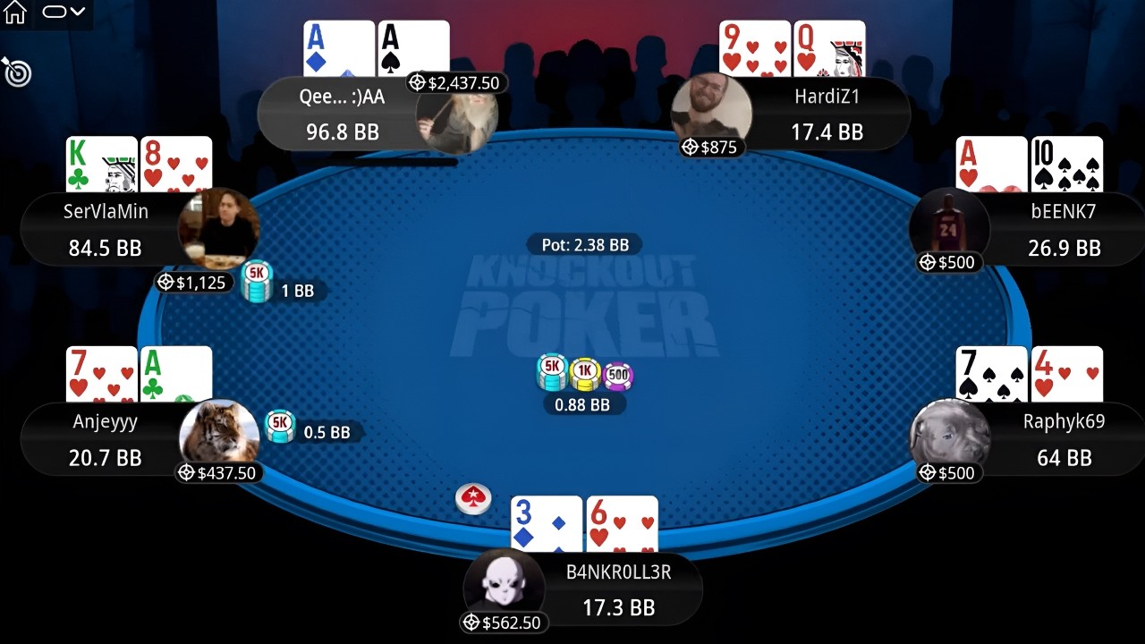 New Year Series 69-H $1K PKO SerVlaMin | B4NKR0LL3R | Qee... :)AA - Final Table Replay