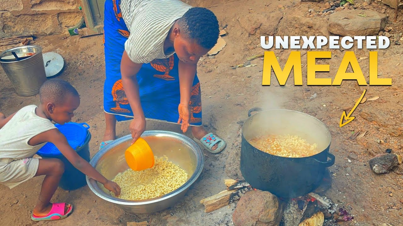 African Village Mum Makes an Unusual Meal for Her Family ❤️ 😲 | Authentic African Village Life