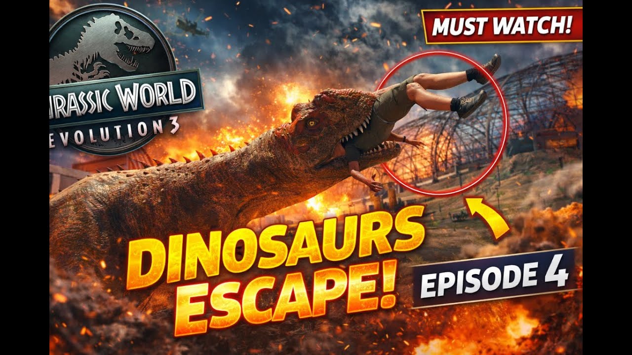 EVERYTHING WENT WRONG! 🌪️ | Jurassic World Evolution Campaign Ep#4 #walkthrough #jwe3