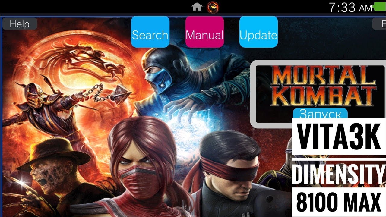 Vita3k v6 | Mortal Kombat 9 | Dimensity 8100 max | 8x resolution | 1+Ace RE