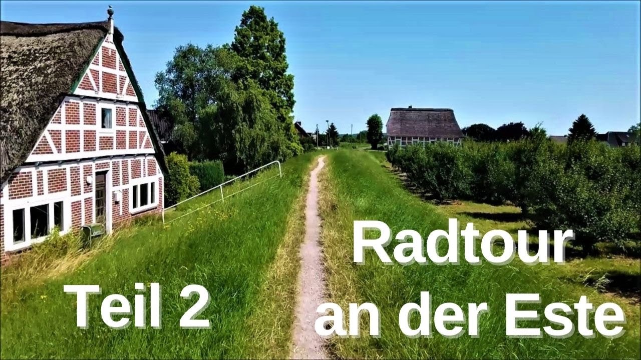 Radtour an der Este   Teil 2 :  Moisburg - Hamburg-Cranz