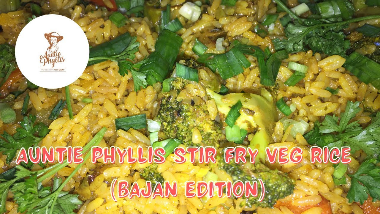 Auntie Phyllis Stir Fry Veg Rice (Bajan Edition)
