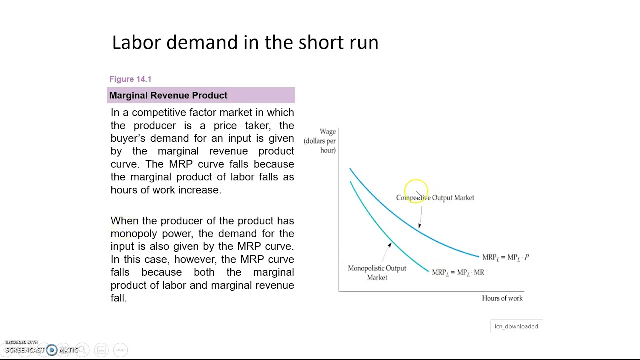 Chapter 4.2 - Marginal Revenue Product of Labor