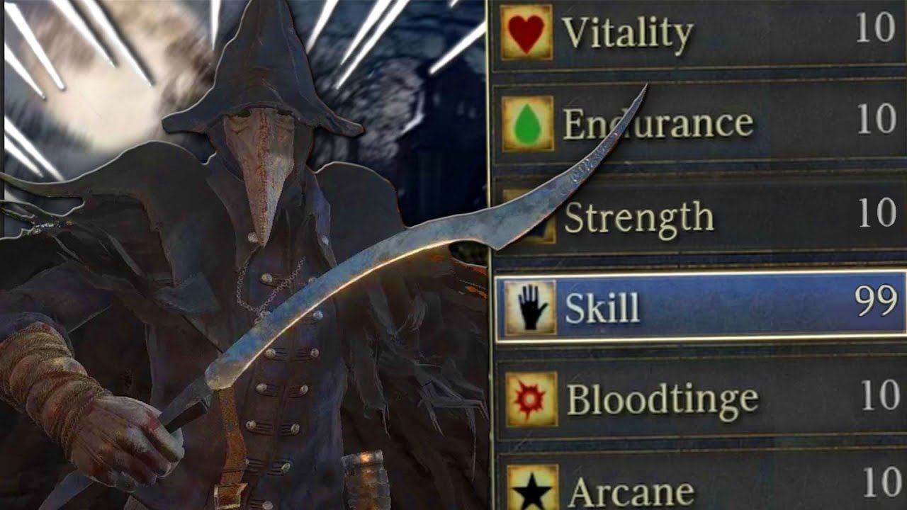 Bloodborne But I Can ONLY Level Skill
