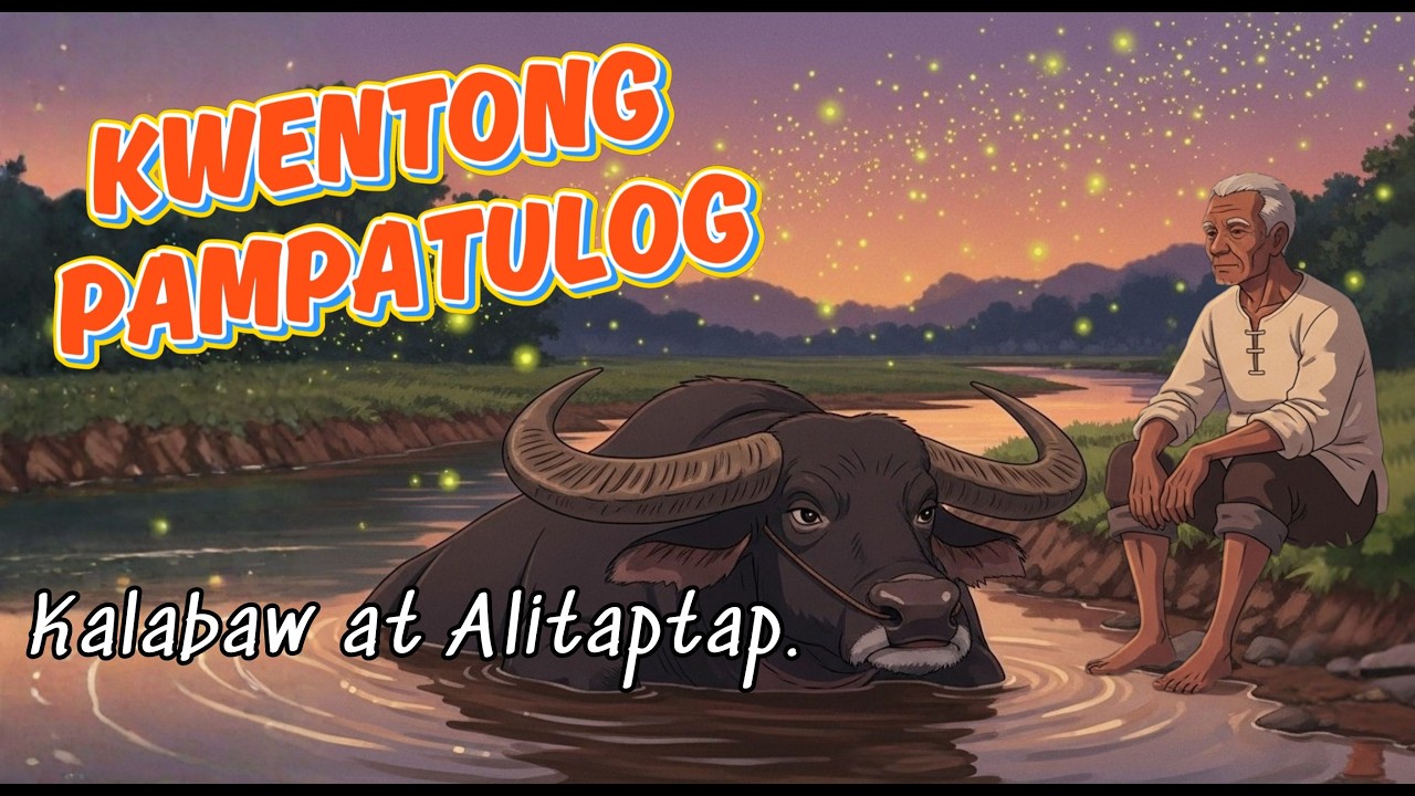 KWENTONG PAMPATULOG | Kalabaw at Alitaptap -Tagalog Bedtime Stories for Adults, Relaxing and Calming