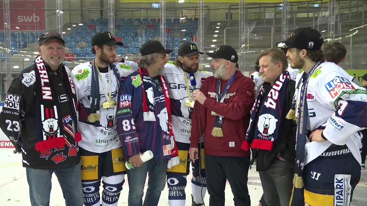 Unsere Meisterjungs Byron, Boychuk, Ronning mit ihren Vätern