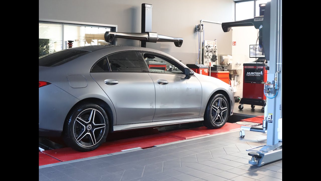 Kalibracja systemu ADAS w Mercedesie CLA 250e