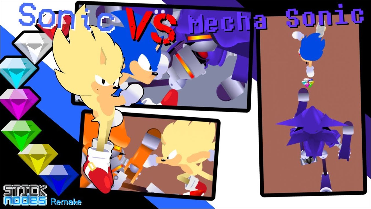 Sonic Vs. Mecha Sonic - Stick Nodes Remake (INCOMPLETE)