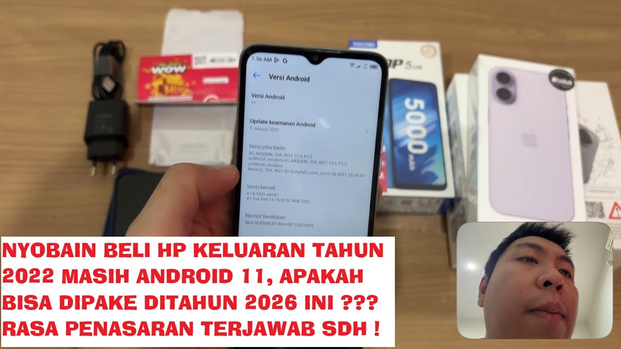 DS REVIEW Beli HP Jadul Android 11 January 2022 penasaran apa masih bisa dipake tahun 2026 wkwk gila