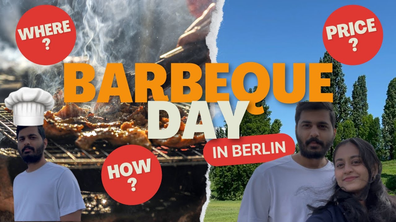 | BBQ in Berlin – Our First Grilling Experience in GERMANY | Harsha & Shreyas Vlogs