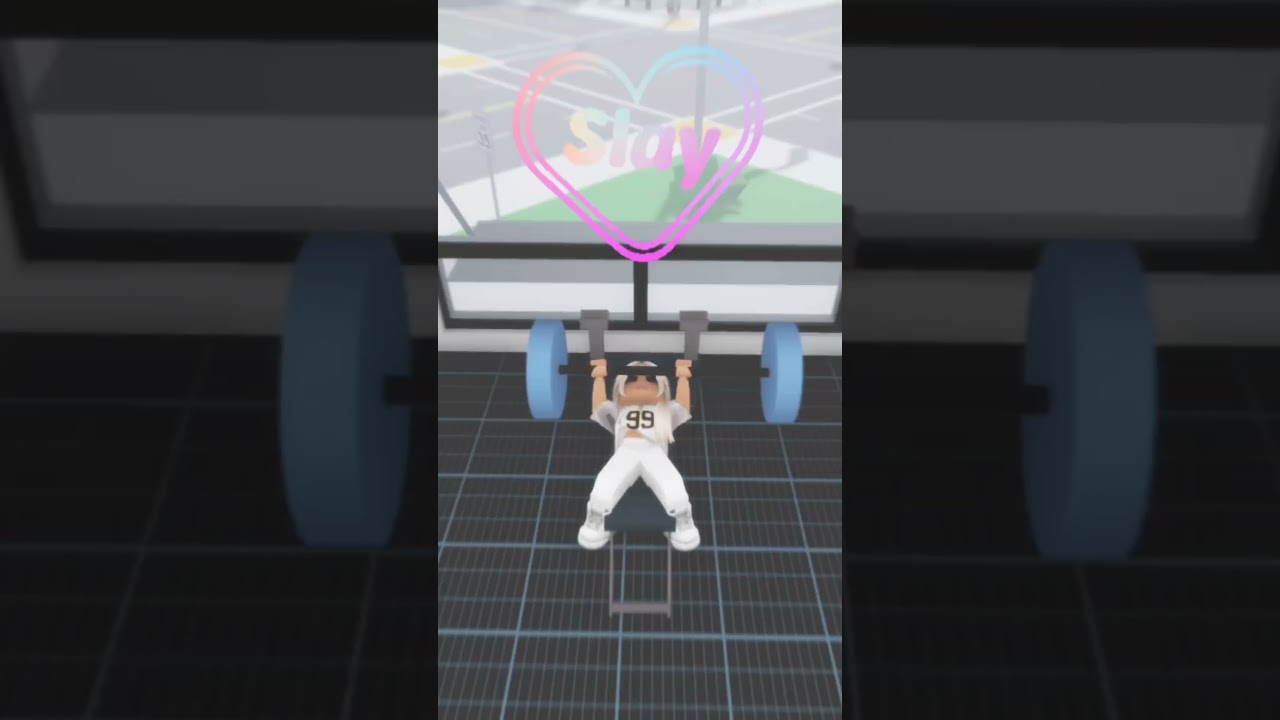 Roblox Gym Glow Up in 5 Seconds 💪👑