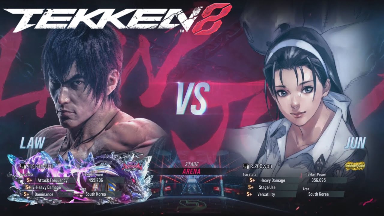 Malgu (Law) Vs. 200won (Jun) - Tekken 8