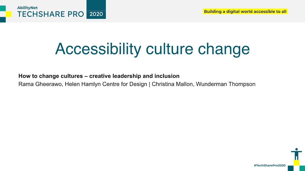 Changing Culture: Creative Leadership and Inclusion. Rama Gheerawo and Christina Mallon. TSP 2020