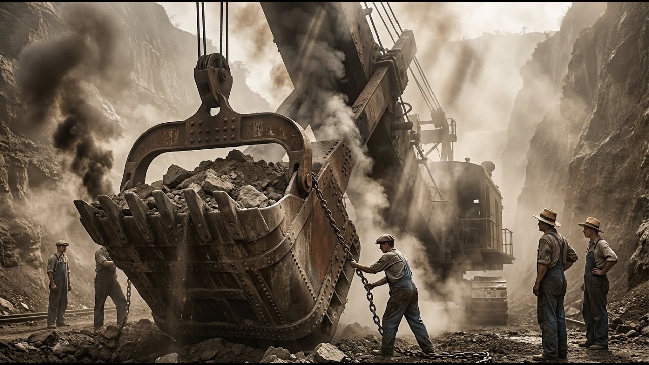 Before Hydraulics: Panama Canal Steam Shovels (1904-1914)