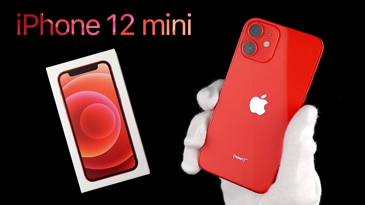 iPhone 12 mini Product RED Unboxing & First Look | ASMR Unboxing