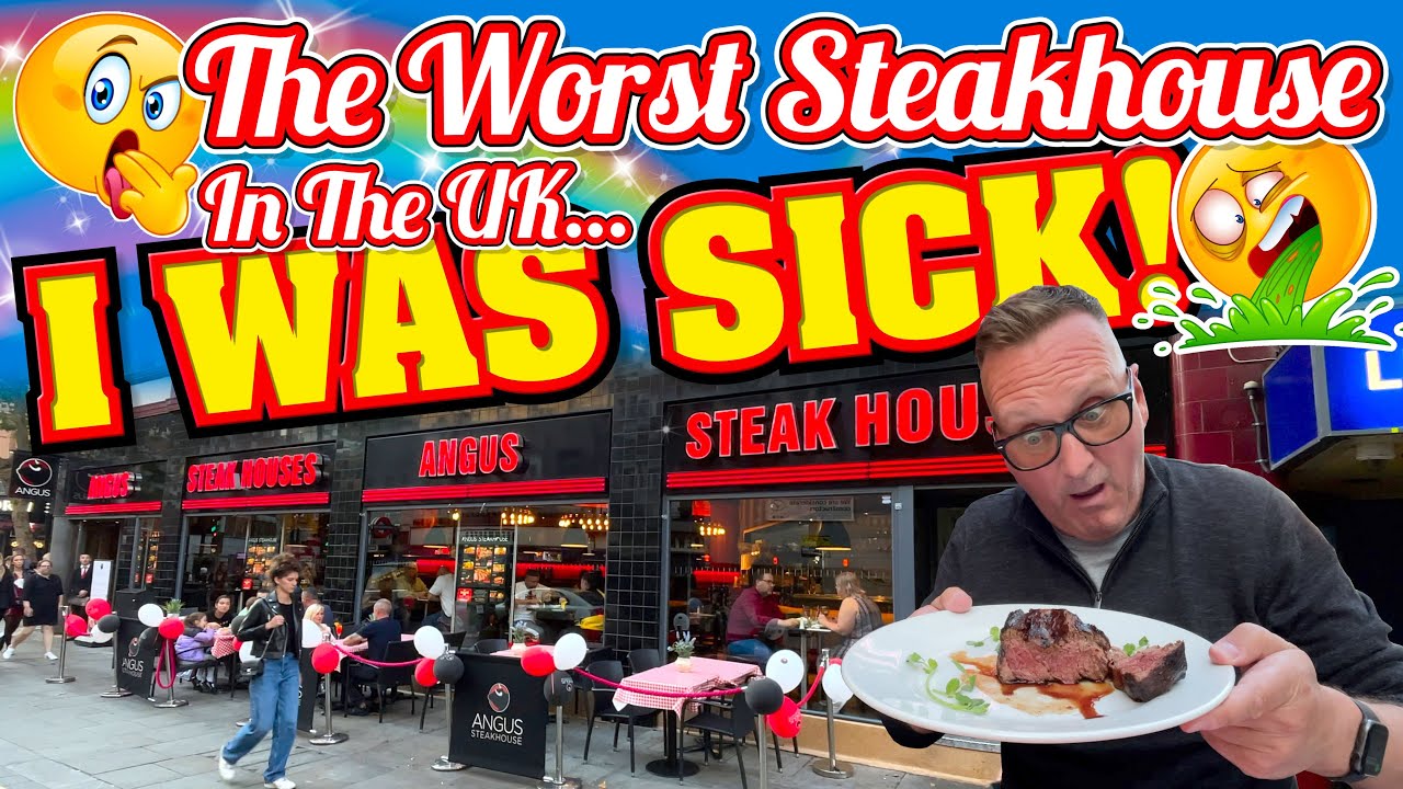Eating at The WORST RATED STEAKHOUSE in Britain. I WAS VIOLENTLY SICK!