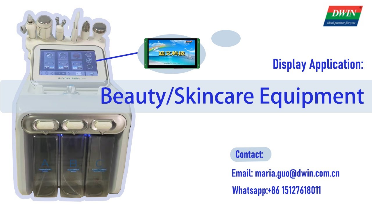 Application: 7Inch Screen & Beauty/Skincare Equipment-----from DWIN Technology