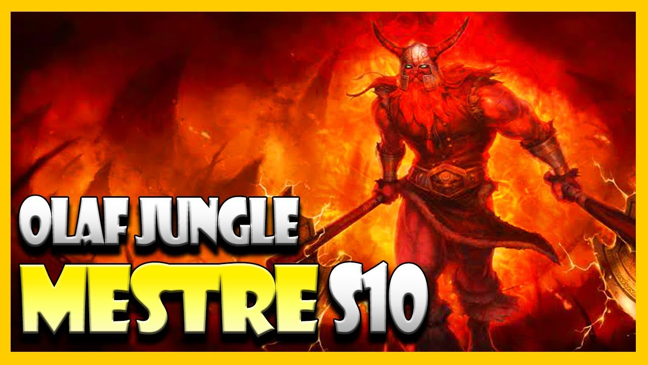 *OLAF JUNGLE vs JARVAN IV* - Mestre Season 10 HOW TO PLAY OLAF JUNGLE - LEAGUE OF LEGENDS