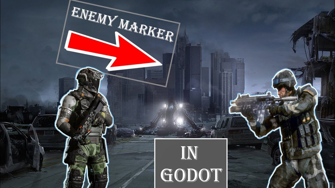 How to make Enemy hit marker in Godot 3d