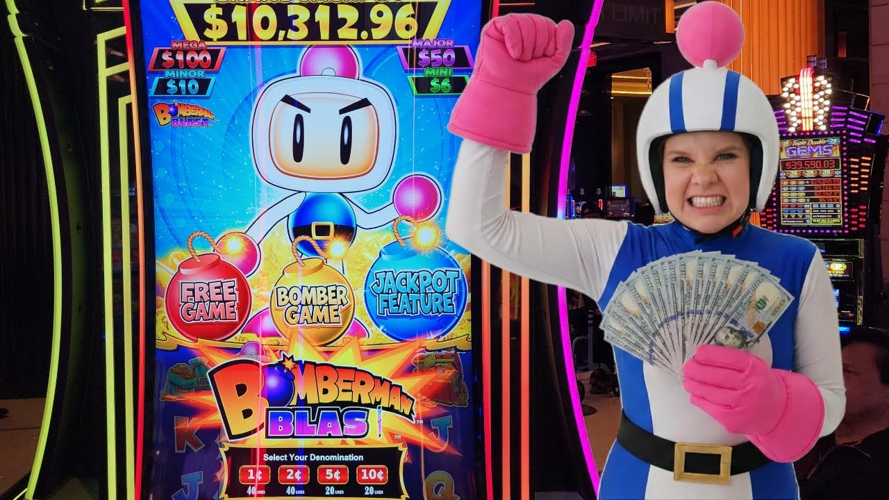 Премьера НОВОГО игрового автомата Bomberman в Лас-Вегасе!