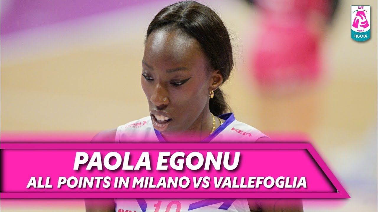 PAOLA EGONU, All points in Milano - Vallefoglia | Best Performance A1 | Lega Volley Femminile 25/26