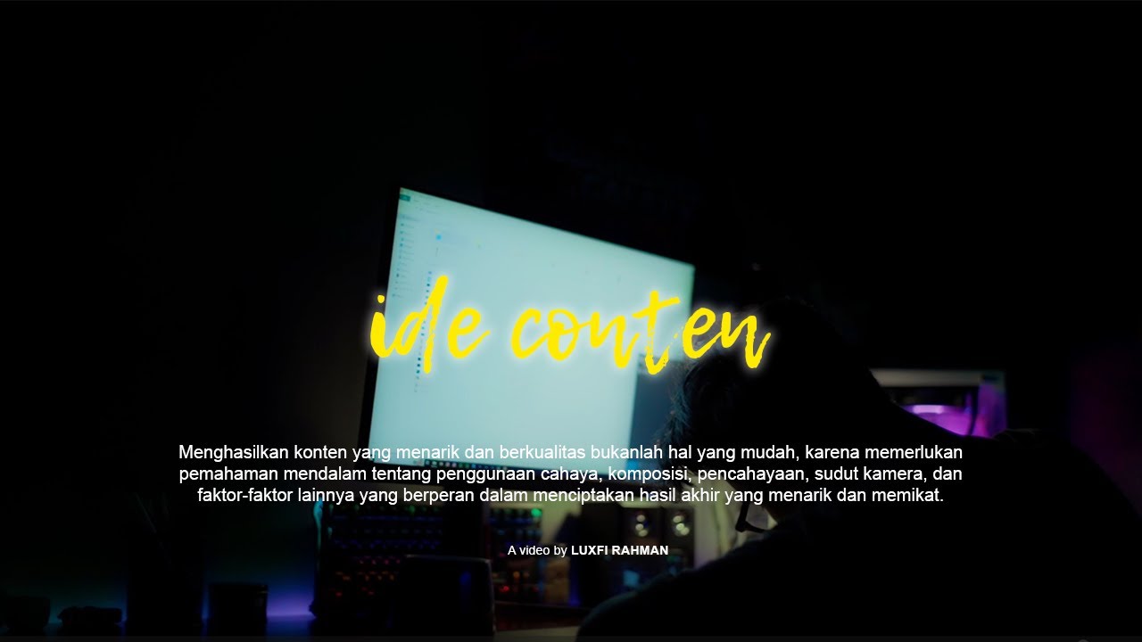 Ide Conten - Short Movie - Cinema Video