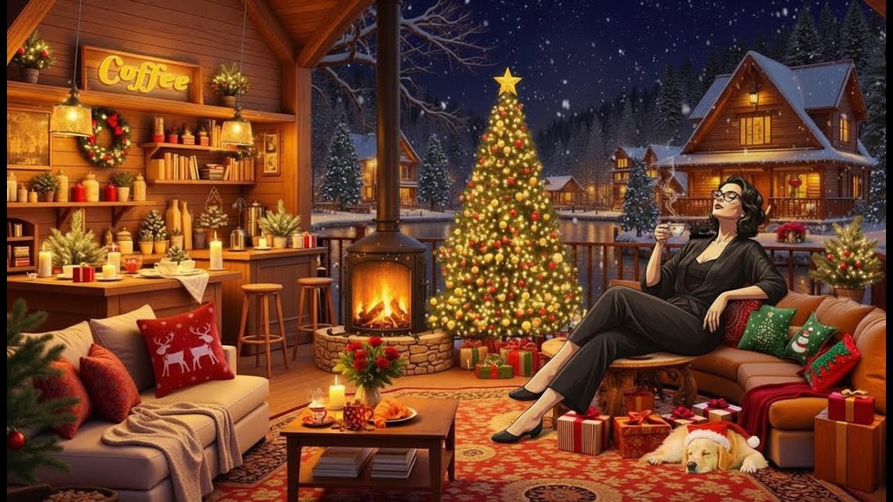 ☕❄️ Lakeside Winter Café Jazz – 1940s Vintage Jazz for Relax & Work