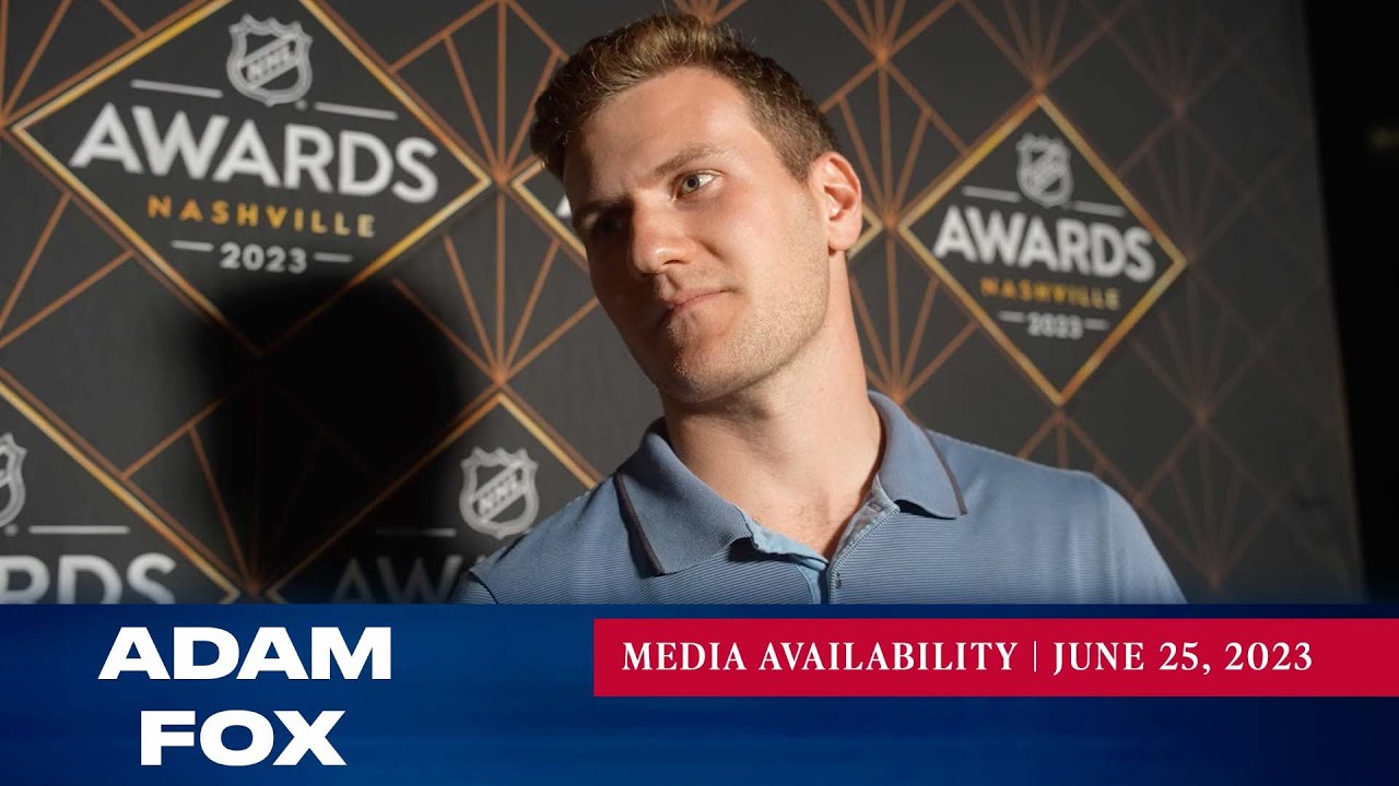 New York Rangers: Adam Fox Media Availability | June 25, 2023
