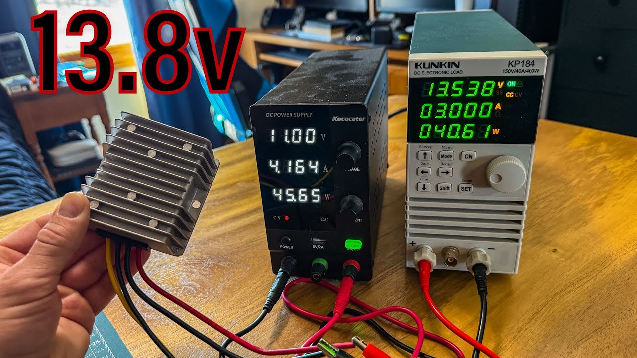 8V-40V to 13.8v 10A 138W Automatic Step Up/Down DC-DC Voltage Regulator Test and Review