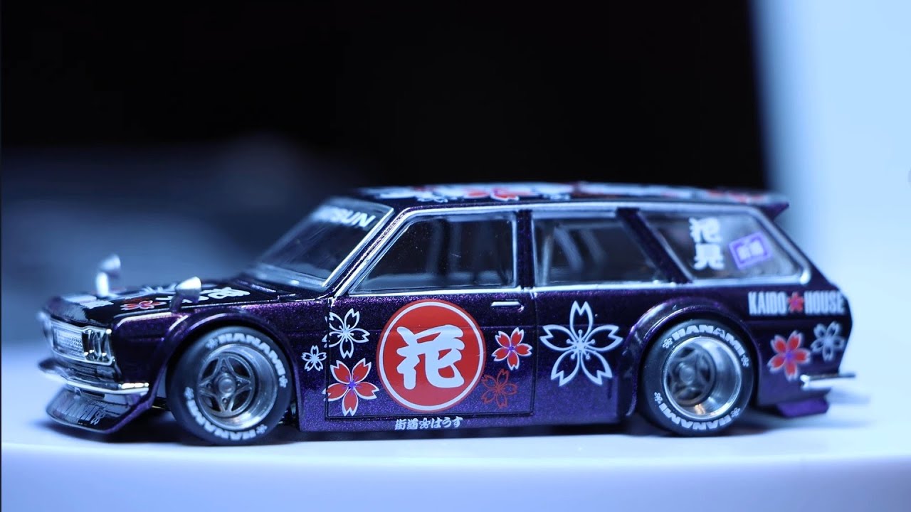 Mini Gt Kaido House Datsun 510 Wagon, Hanami V3. 😍🤩🤩👀