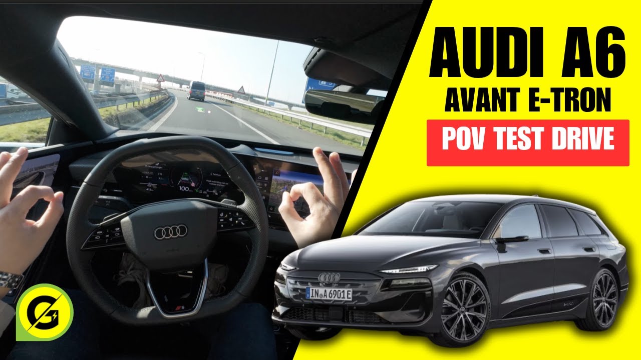 2025 Audi A6 Avant E-Tron Performance | POV Test Drive | 0-100 | NO COMMENT!